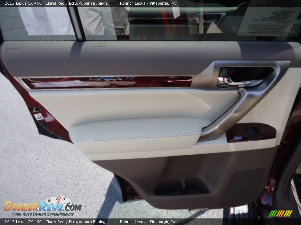 2013 Lexus GX 460 Claret Red / Ecru/Auburn Bubinga Photo #13