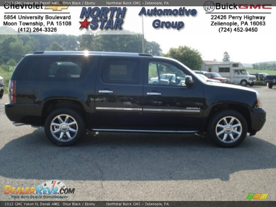 2012 GMC Yukon XL Denali AWD Onyx Black / Ebony Photo #1