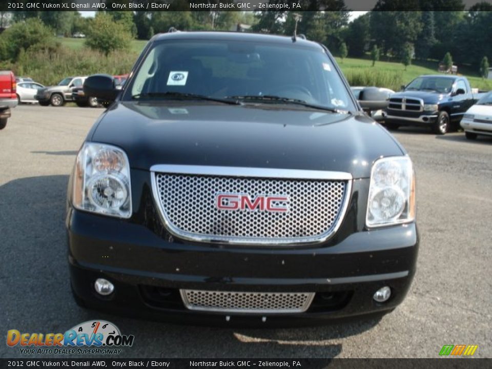 2012 GMC Yukon XL Denali AWD Onyx Black / Ebony Photo #3