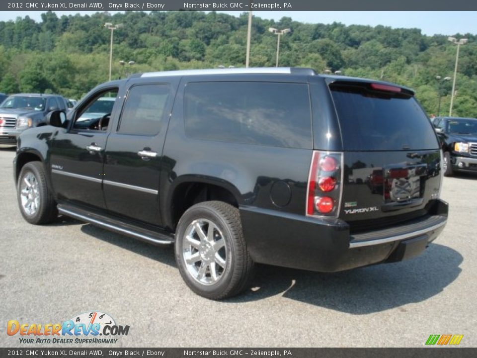 2012 GMC Yukon XL Denali AWD Onyx Black / Ebony Photo #6
