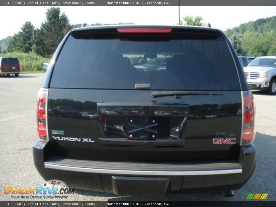 2012 GMC Yukon XL Denali AWD Onyx Black / Ebony Photo #7