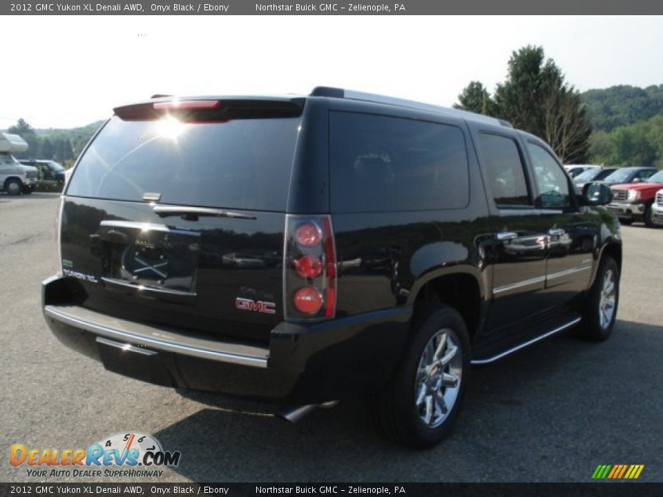 2012 GMC Yukon XL Denali AWD Onyx Black / Ebony Photo #8