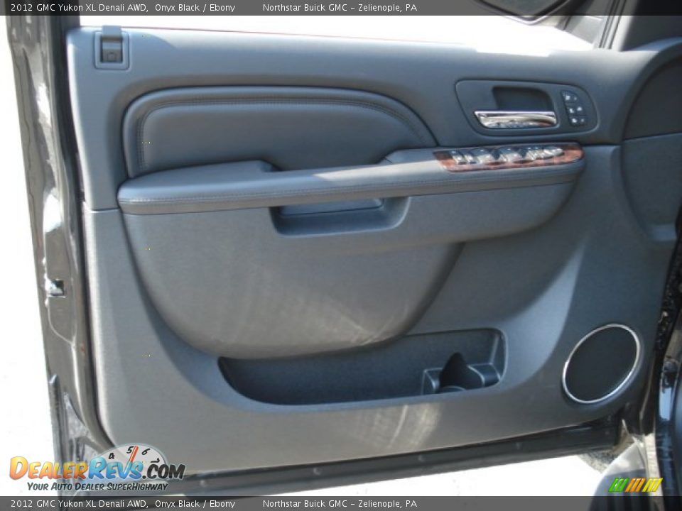 2012 GMC Yukon XL Denali AWD Onyx Black / Ebony Photo #12