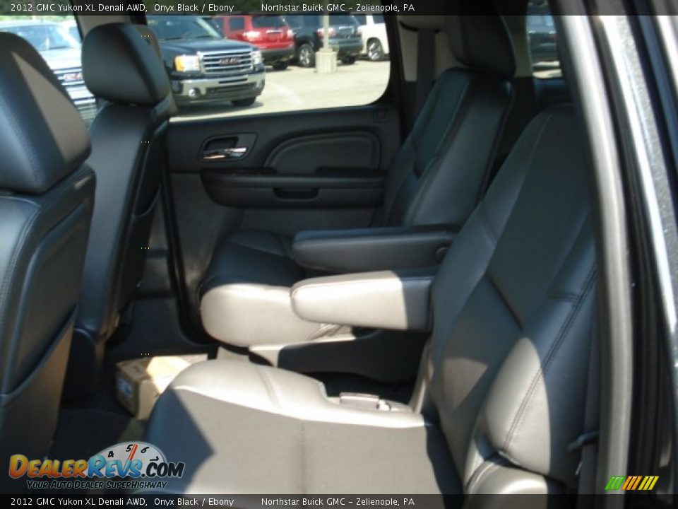 2012 GMC Yukon XL Denali AWD Onyx Black / Ebony Photo #13