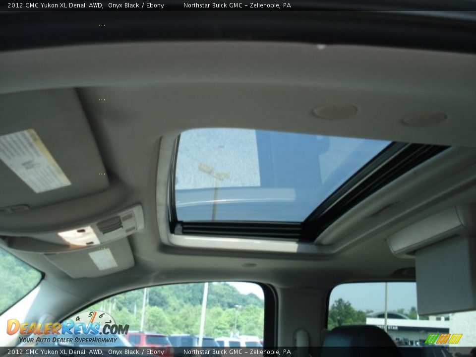 2012 GMC Yukon XL Denali AWD Onyx Black / Ebony Photo #16