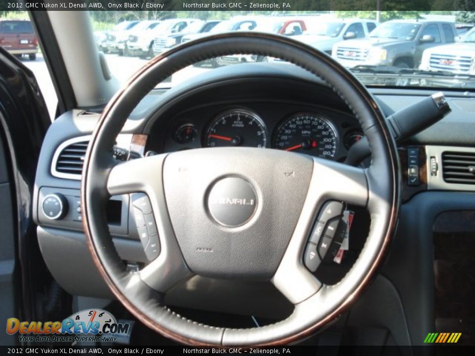 2012 GMC Yukon XL Denali AWD Onyx Black / Ebony Photo #18