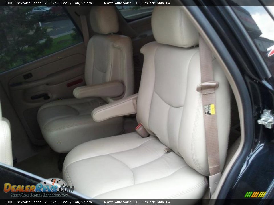 2006 Chevrolet Tahoe Z71 4x4 Black / Tan/Neutral Photo #7