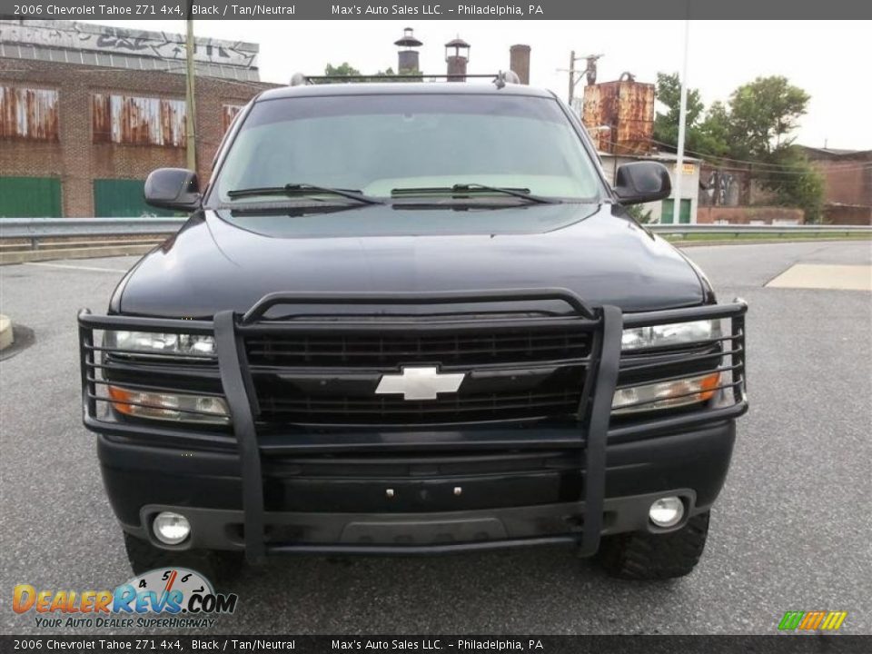 2006 Chevrolet Tahoe Z71 4x4 Black / Tan/Neutral Photo #12