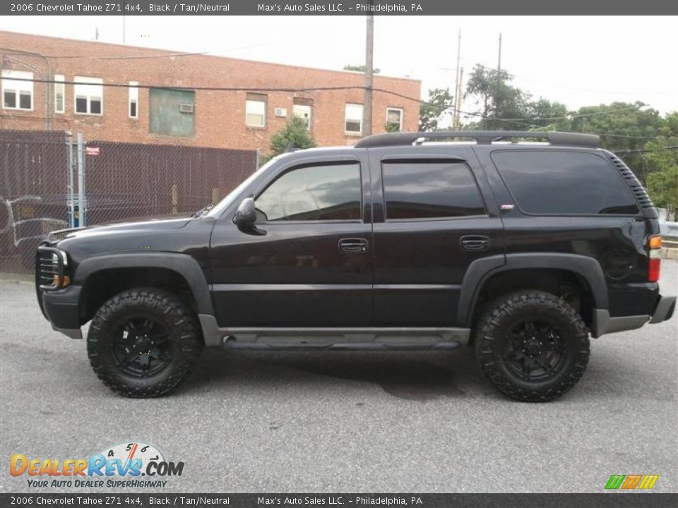 2006 Chevrolet Tahoe Z71 4x4 Black / Tan/Neutral Photo #13