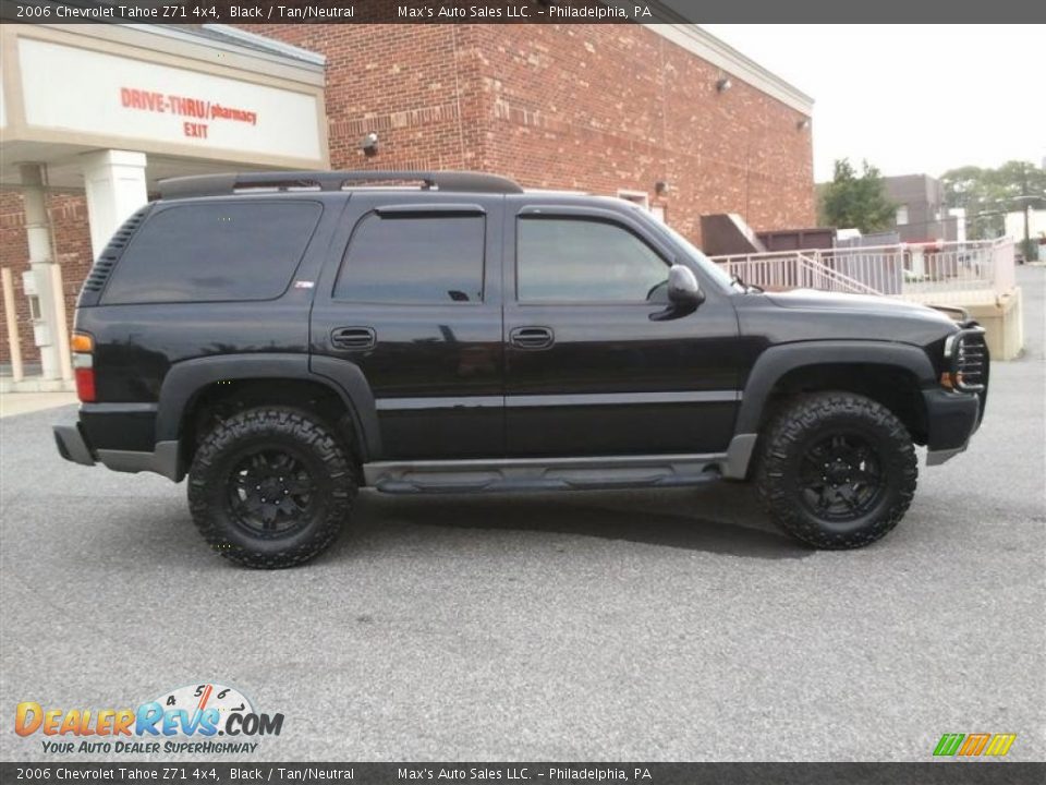 2006 Chevrolet Tahoe Z71 4x4 Black / Tan/Neutral Photo #15