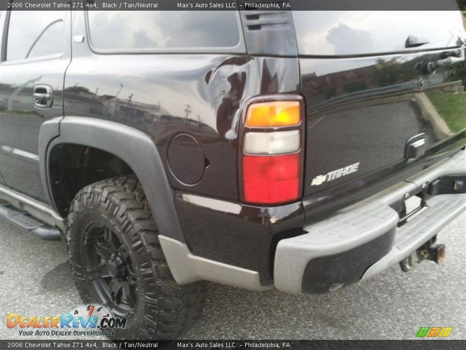 2006 Chevrolet Tahoe Z71 4x4 Black / Tan/Neutral Photo #27