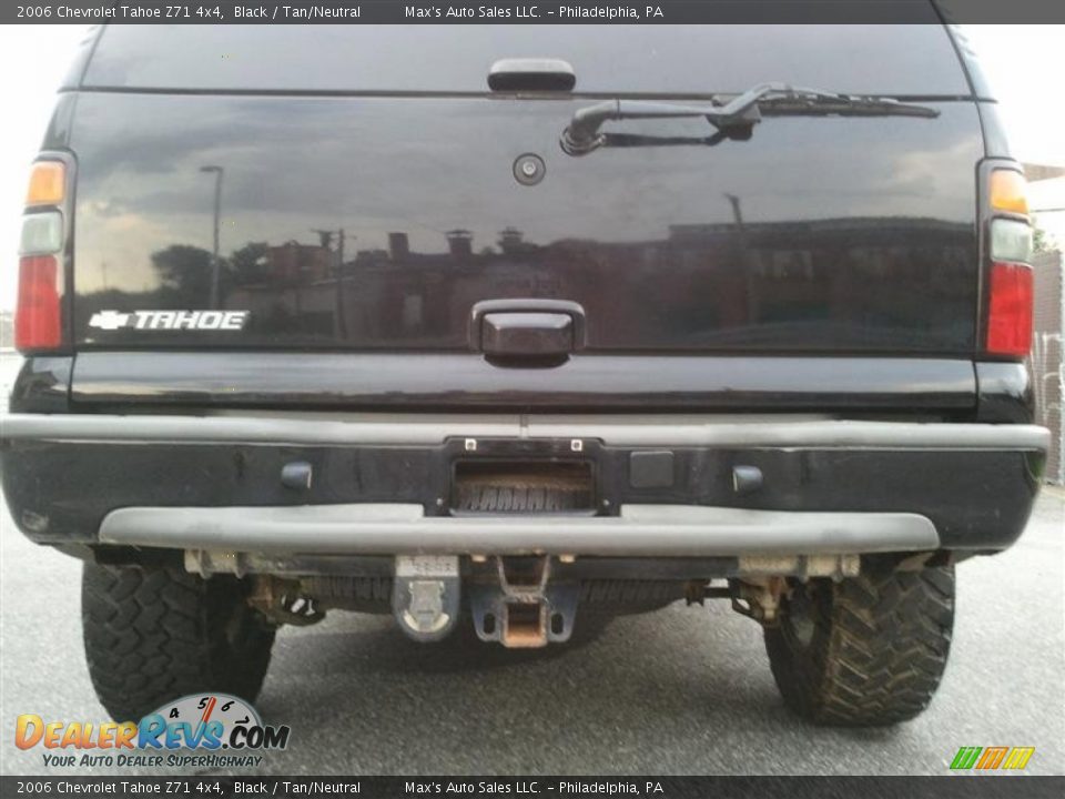 2006 Chevrolet Tahoe Z71 4x4 Black / Tan/Neutral Photo #28