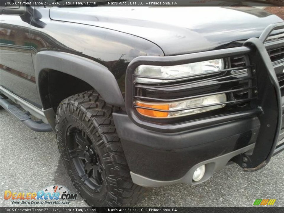 2006 Chevrolet Tahoe Z71 4x4 Black / Tan/Neutral Photo #34