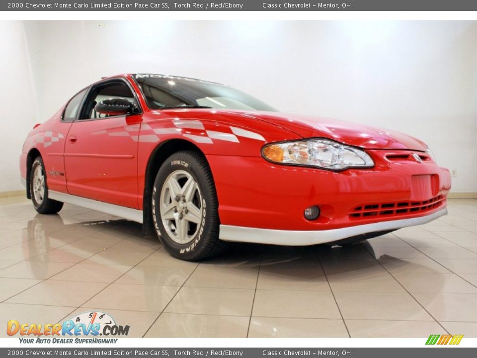 2000 Chevrolet Monte Carlo Limited Edition Pace Car SS Torch Red / Red/Ebony Photo #2