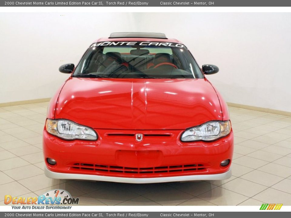 2000 Chevrolet Monte Carlo Limited Edition Pace Car SS Torch Red / Red/Ebony Photo #3