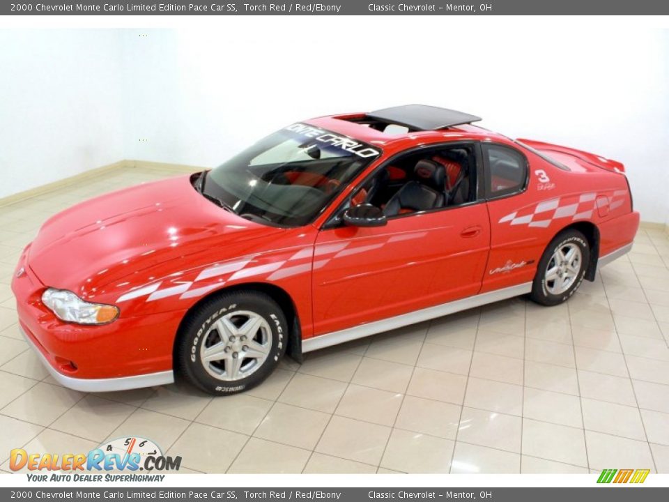 Torch Red 2000 Chevrolet Monte Carlo Limited Edition Pace Car SS Photo #7