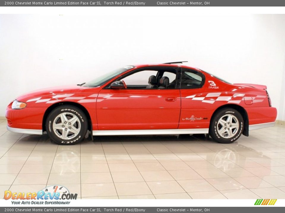 Torch Red 2000 Chevrolet Monte Carlo Limited Edition Pace Car SS Photo #8