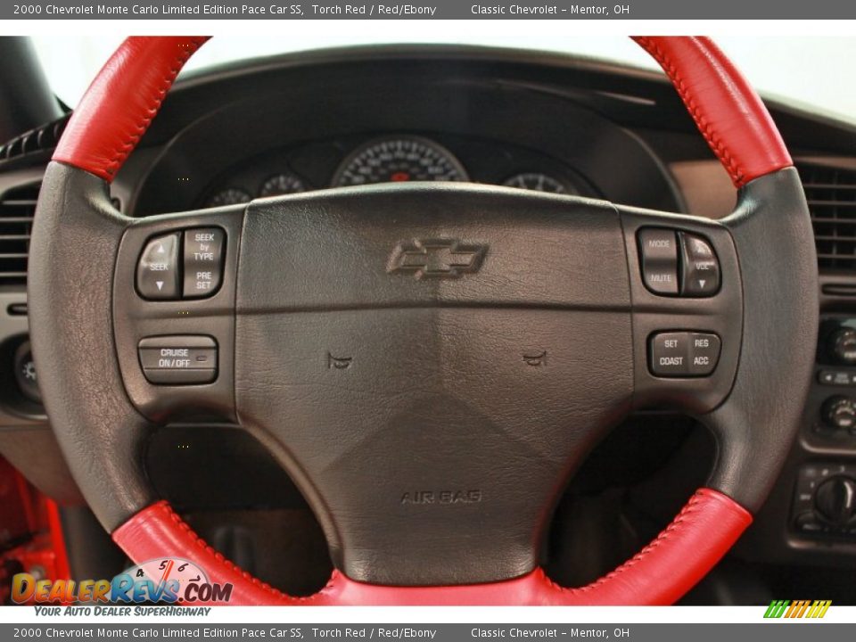 2000 Chevrolet Monte Carlo Limited Edition Pace Car SS Steering Wheel Photo #17