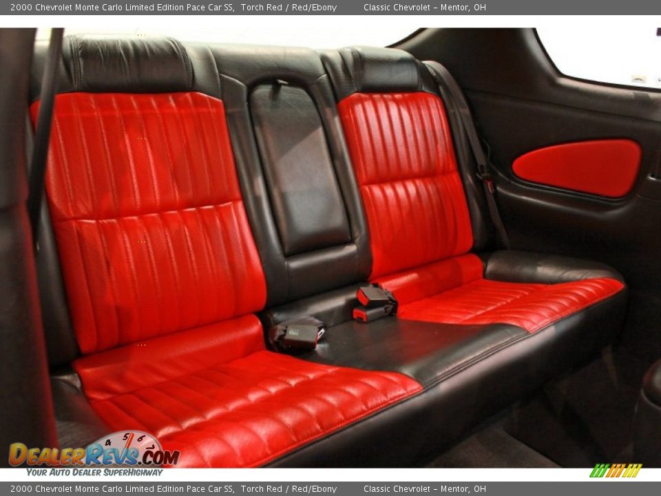 Rear Seat of 2000 Chevrolet Monte Carlo Limited Edition Pace Car SS Photo #25