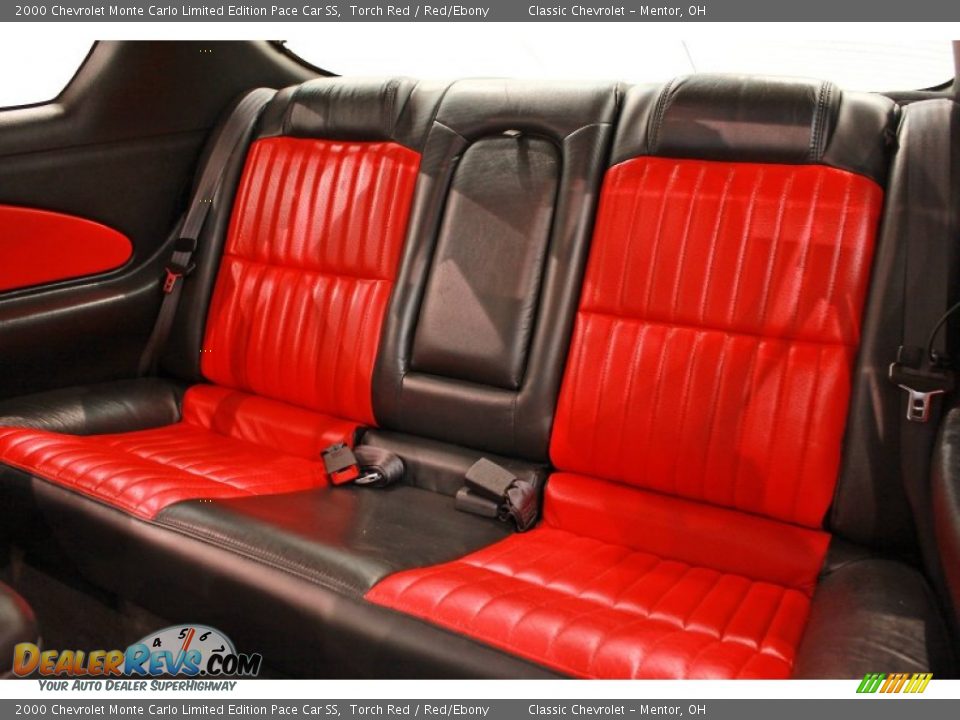 Rear Seat of 2000 Chevrolet Monte Carlo Limited Edition Pace Car SS Photo #26