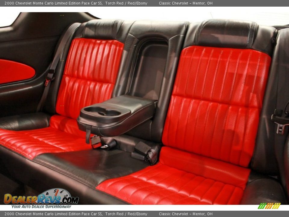 Rear Seat of 2000 Chevrolet Monte Carlo Limited Edition Pace Car SS Photo #27