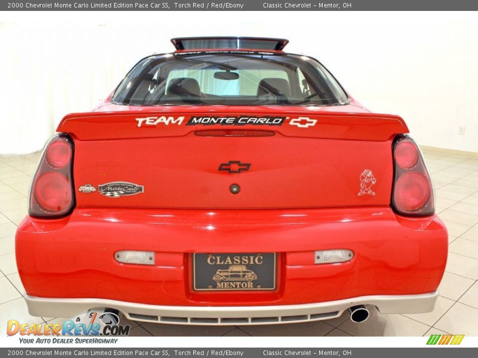 2000 Chevrolet Monte Carlo Limited Edition Pace Car SS Torch Red / Red/Ebony Photo #29