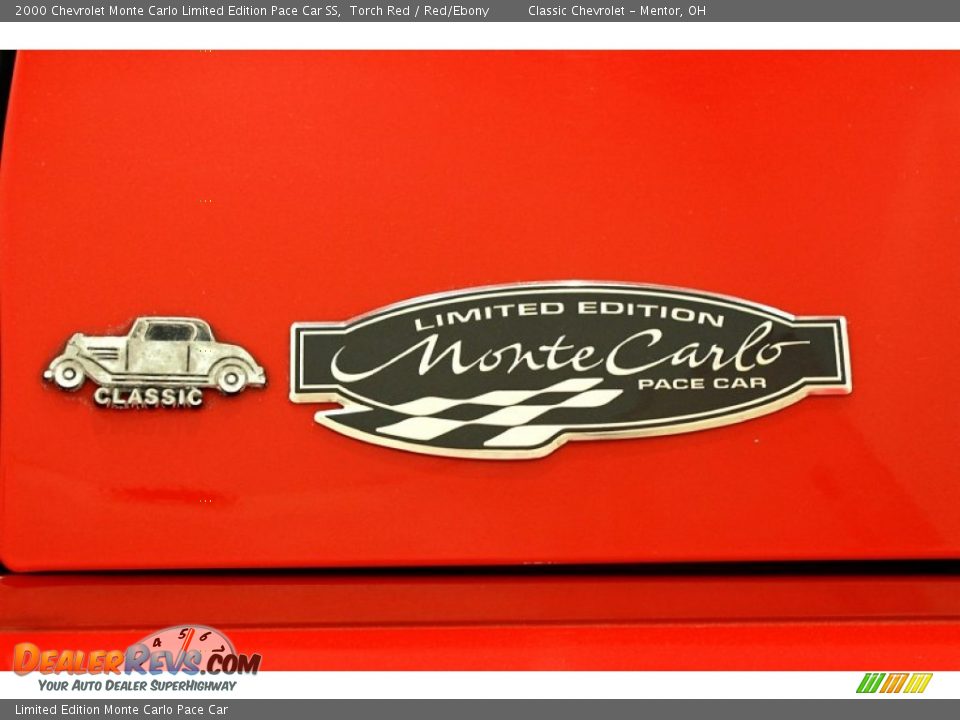 Limited Edition Monte Carlo Pace Car - 2000 Chevrolet Monte Carlo