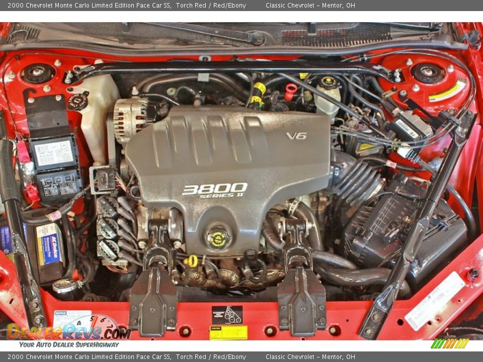 2000 Chevrolet Monte Carlo Limited Edition Pace Car SS 3.8 Liter OHV 12-Valve V6 Engine Photo #32