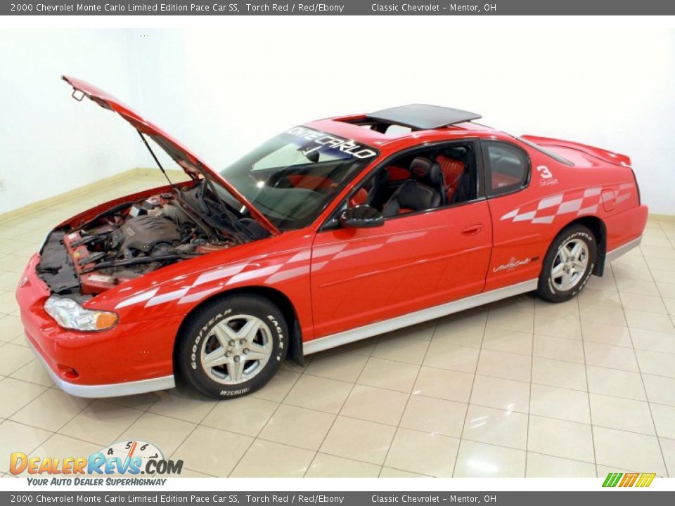 Torch Red 2000 Chevrolet Monte Carlo Limited Edition Pace Car SS Photo #36