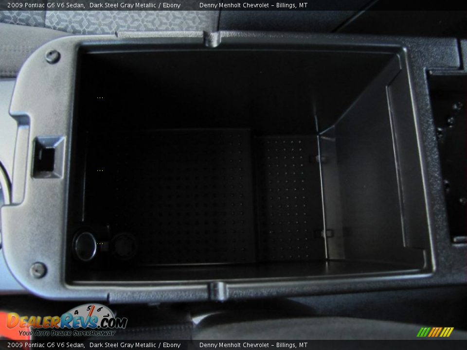2009 Pontiac G6 V6 Sedan Dark Steel Gray Metallic / Ebony Photo #23