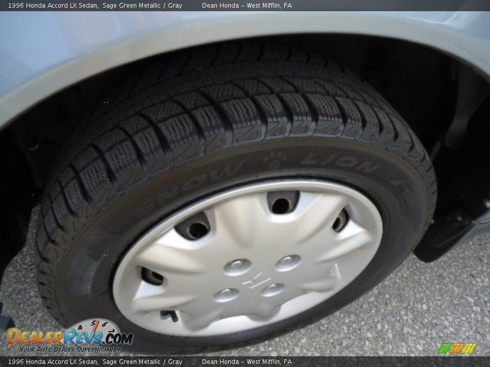 1996 Honda Accord LX Sedan Sage Green Metallic / Gray Photo #9