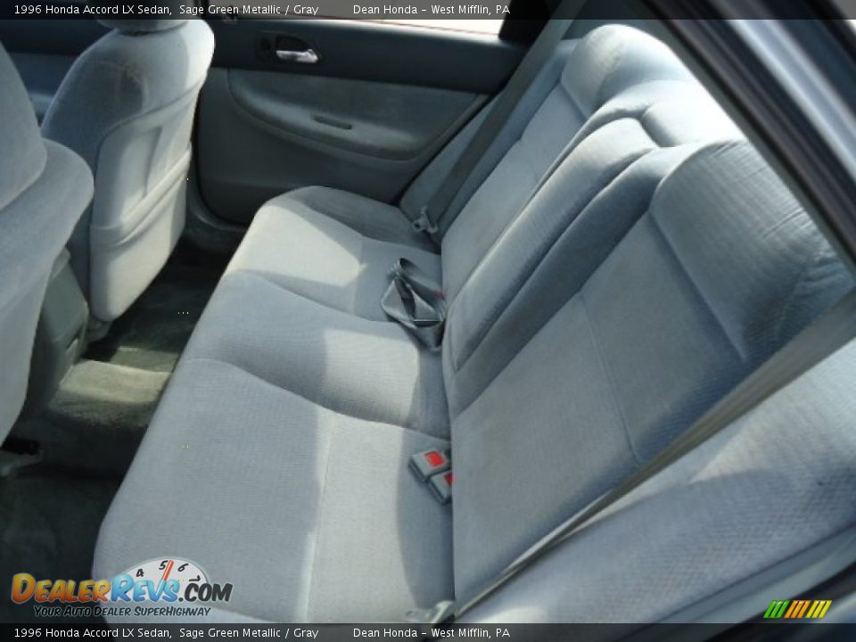 1996 Honda Accord LX Sedan Sage Green Metallic / Gray Photo #11