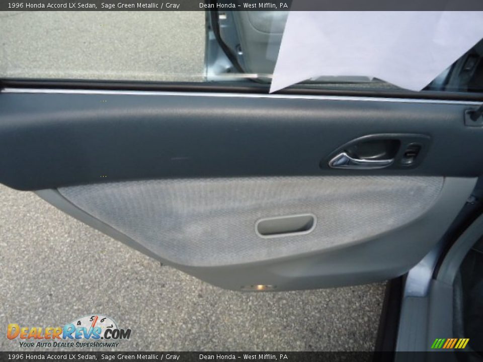 1996 Honda Accord LX Sedan Sage Green Metallic / Gray Photo #13