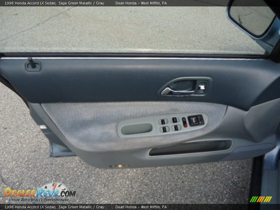 1996 Honda Accord LX Sedan Sage Green Metallic / Gray Photo #14