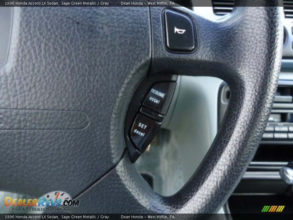 1996 Honda Accord LX Sedan Sage Green Metallic / Gray Photo #18