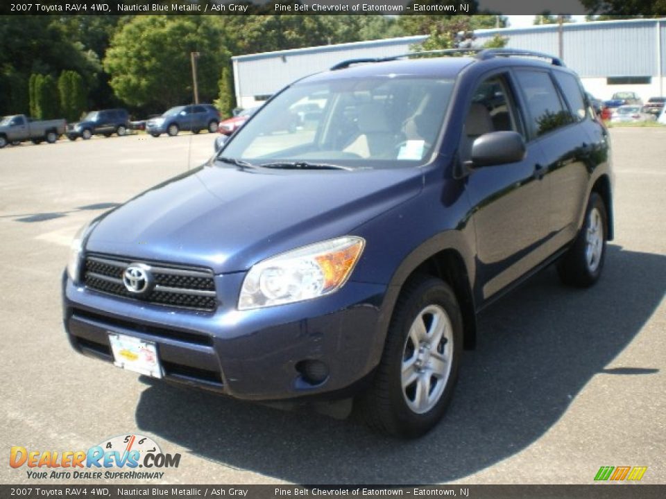 2007 Toyota RAV4 4WD Nautical Blue Metallic / Ash Gray Photo #1