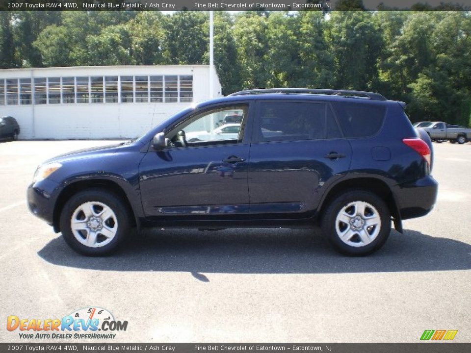 2007 Toyota RAV4 4WD Nautical Blue Metallic / Ash Gray Photo #4