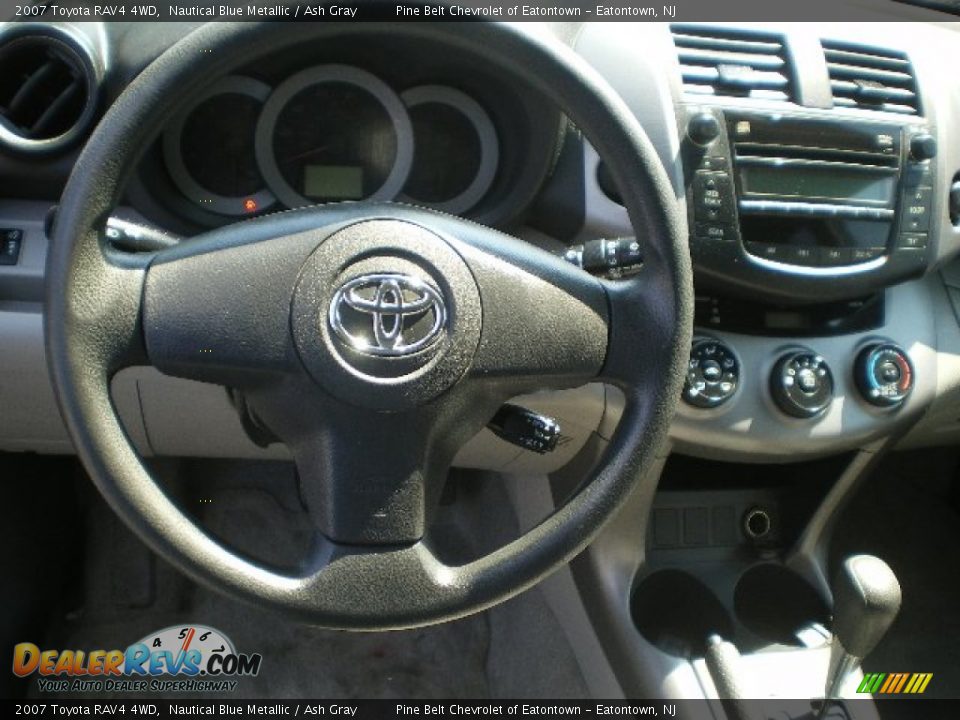 2007 Toyota RAV4 4WD Nautical Blue Metallic / Ash Gray Photo #13