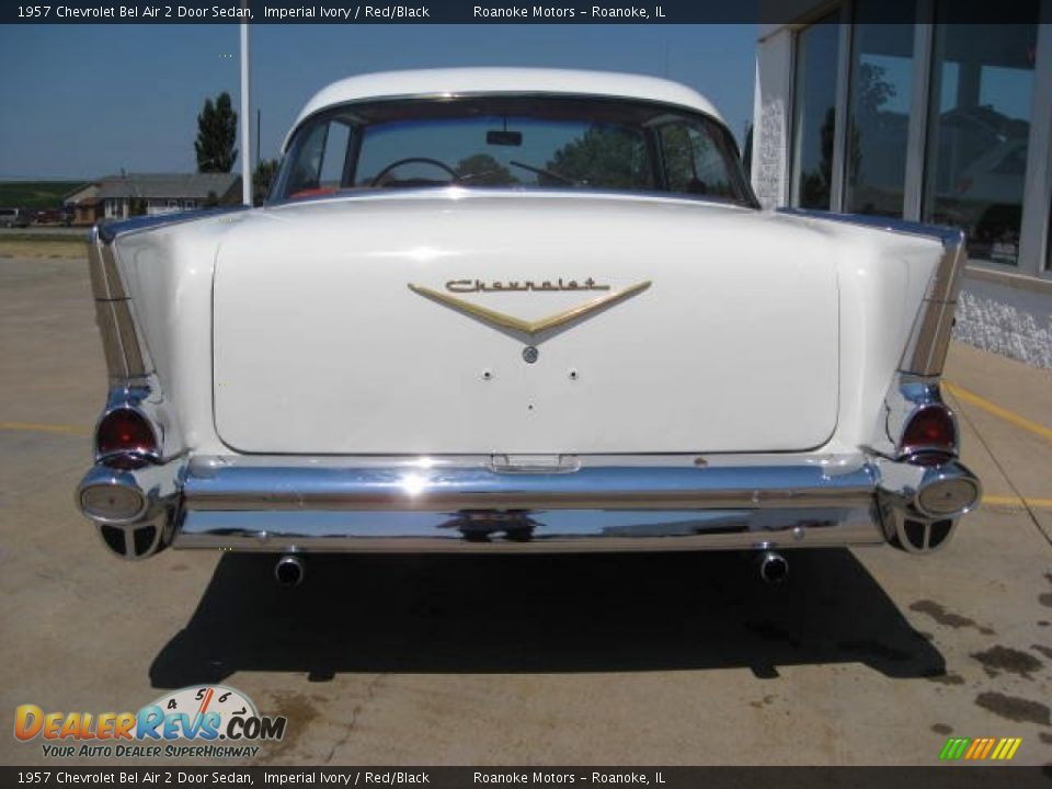 Imperial Ivory 1957 Chevrolet Bel Air 2 Door Sedan Photo #5