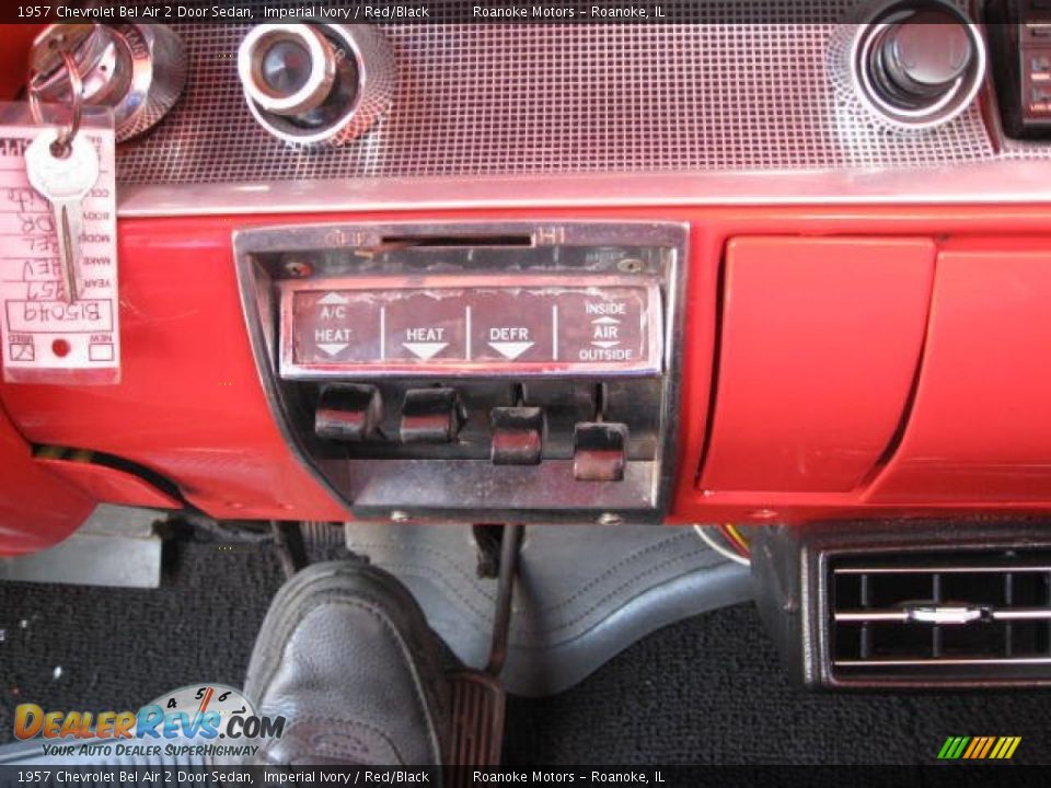 Controls of 1957 Chevrolet Bel Air 2 Door Sedan Photo #11