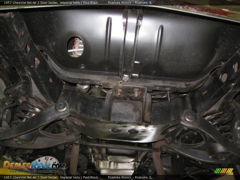 Undercarriage of 1957 Chevrolet Bel Air 2 Door Sedan Photo #16