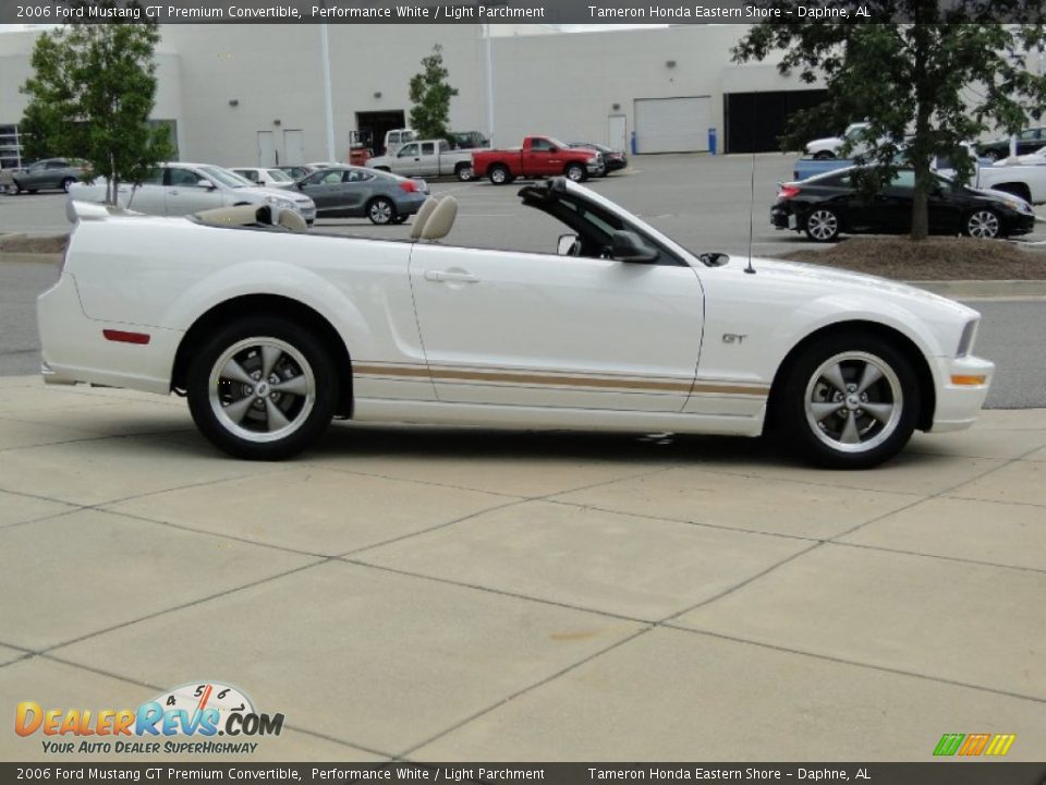 2006 Ford Mustang GT Premium Convertible Performance White / Light Parchment Photo #4