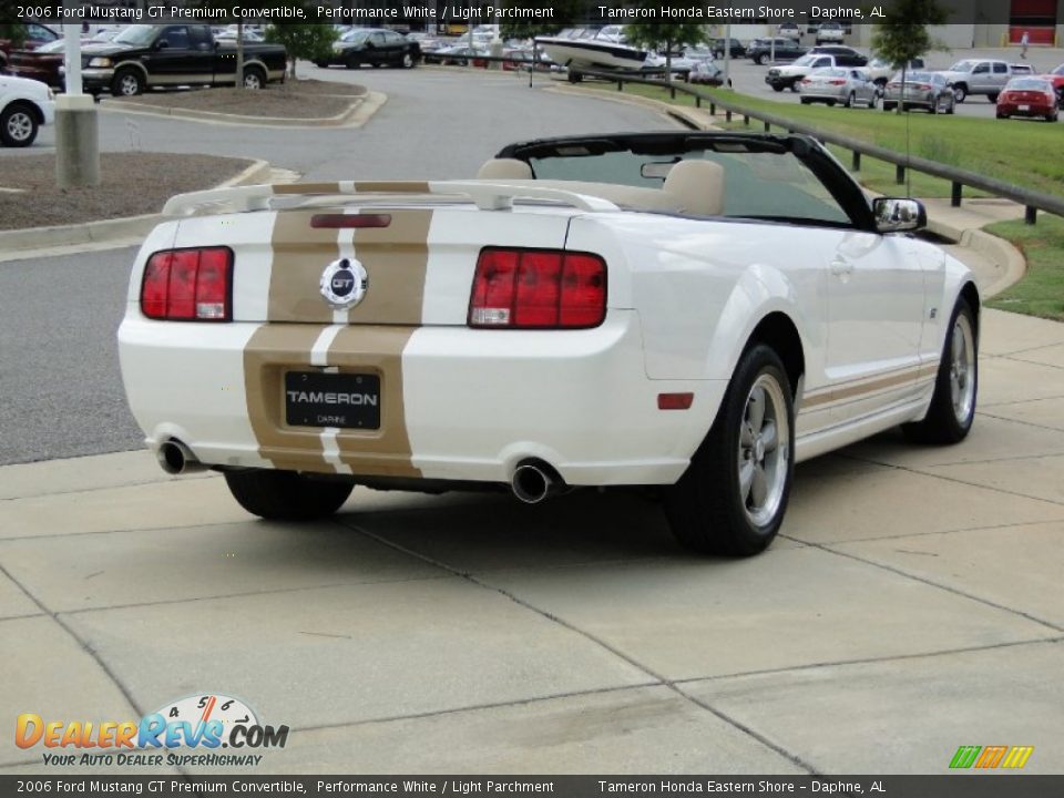 2006 Ford Mustang GT Premium Convertible Performance White / Light Parchment Photo #5