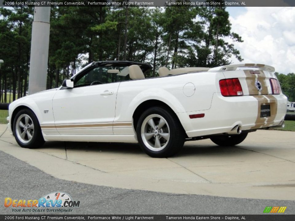 2006 Ford Mustang GT Premium Convertible Performance White / Light Parchment Photo #6