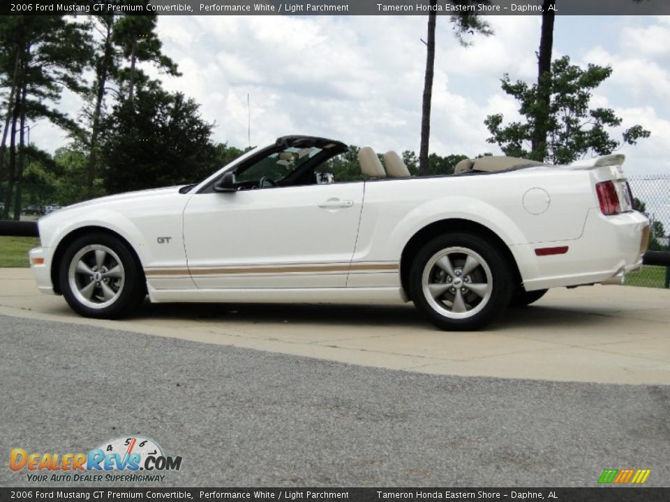 2006 Ford Mustang GT Premium Convertible Performance White / Light Parchment Photo #7