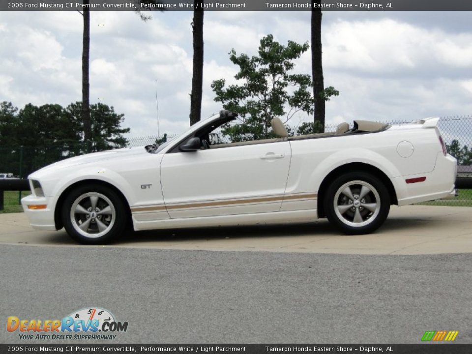 Performance White 2006 Ford Mustang GT Premium Convertible Photo #8