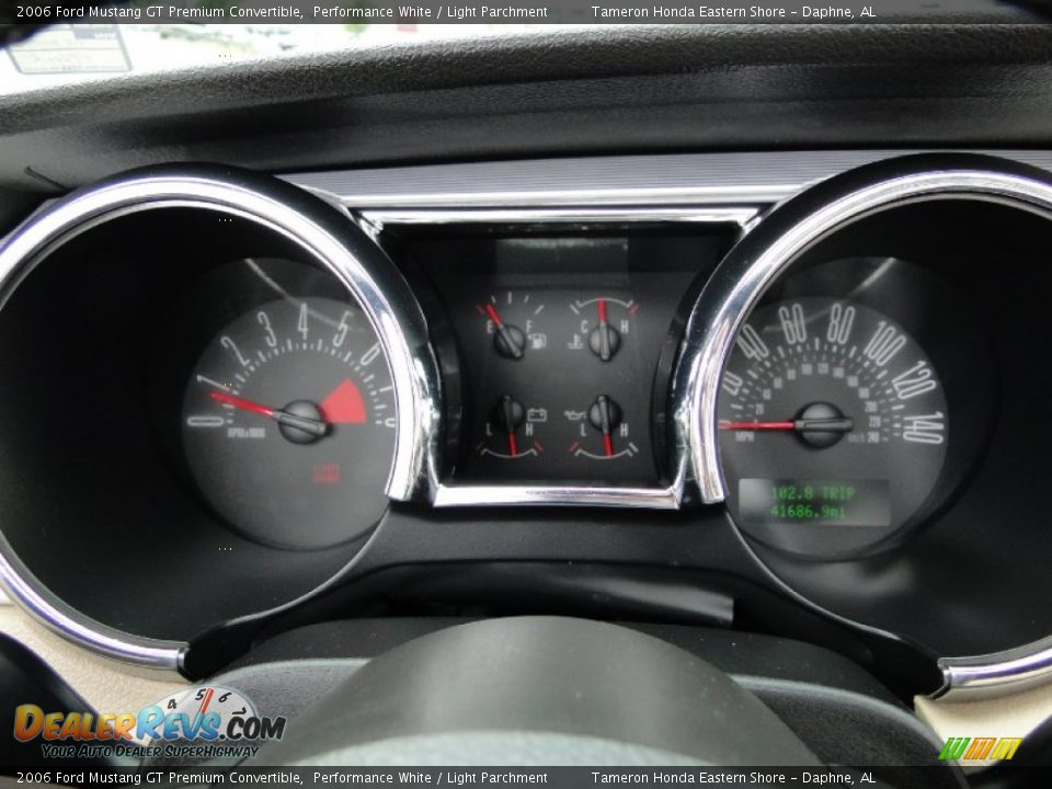 2006 Ford Mustang GT Premium Convertible Gauges Photo #17