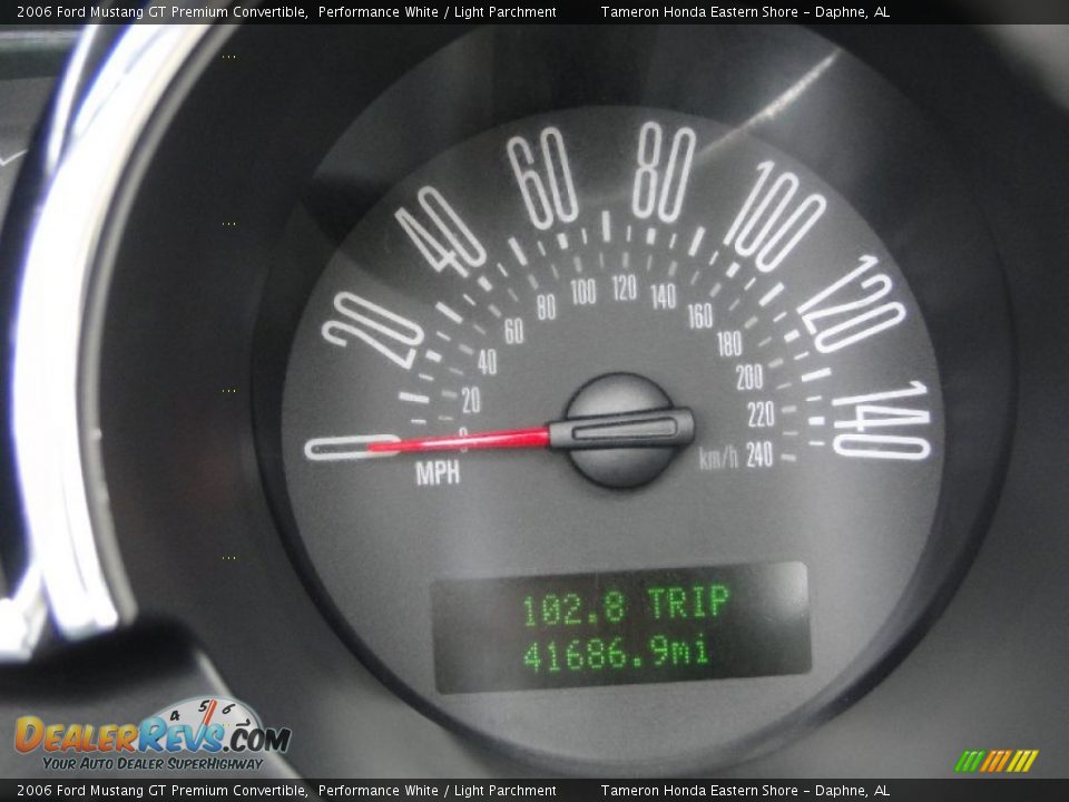 2006 Ford Mustang GT Premium Convertible Performance White / Light Parchment Photo #18