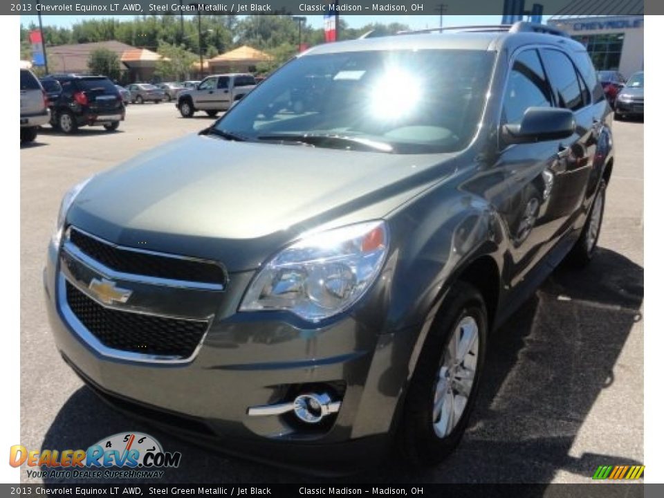 2013 Chevrolet Equinox LT AWD Steel Green Metallic / Jet Black Photo #1
