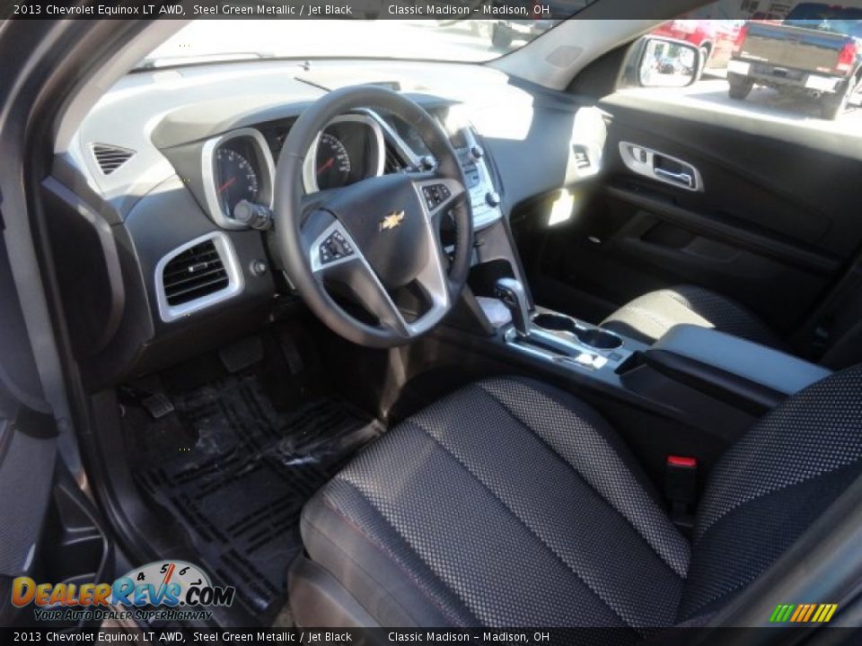 Jet Black Interior - 2013 Chevrolet Equinox LT AWD Photo #2